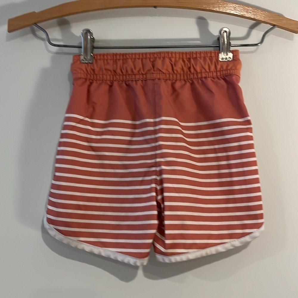 CAT & JACK Swim Trunks Toddler 2T Stripes Drawstring Mesh Lining - Picture 4 of 7